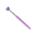 thumbnail image 2 of Justharion Brosse à Dents Couleur Macaron Éclaircir Routine Quotidienne Trois Côtés 418 Rêve Violet Annonce 1 Pce, 2 of 6