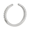 thumbnail image 4 of 0,20 Ct P.t. Rond Naturel Diamond Dernier Design Alliance Éternité pour Femmes Platine Massif 950 Taille 8, 4 of 7