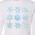 thumbnail image 4 of Inktastic Winter Snowflakes Long Sleeve Youth T-Shirt, 4 of 5