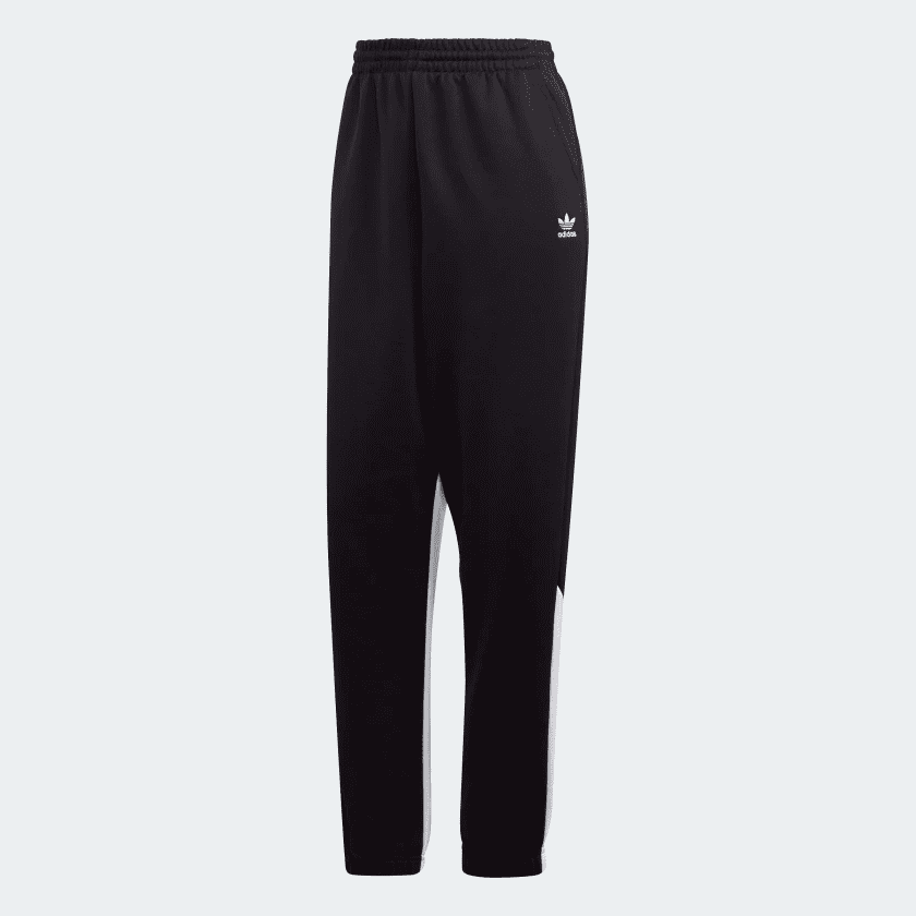 Adidas Women's Large Logo Track Pants, Black/White