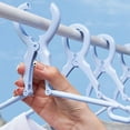 thumbnail image 4 of Windproof Clothes Hanger Multipurpose Plastic Hangers Spiral Rack Pants Heavy 5 Pcs, 4 of 6
