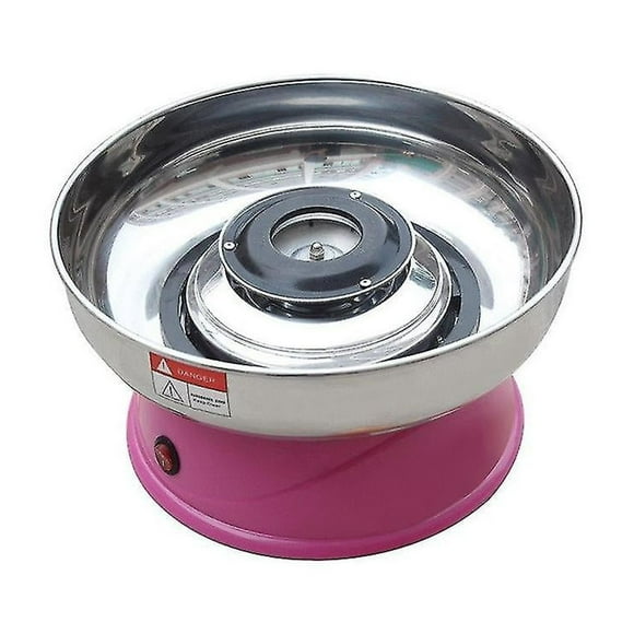Color Cotton Candy Maker Candy Floss Machine Spun Sugar Processor Pink
