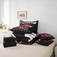 thumbnail image 5 of Erosebridal American Football Bedding, Eat Sleep Bed in a Bag, Sports Lover Reversible Bed Set, Microfiber Room Decoration, 7pcs, 5 of 5