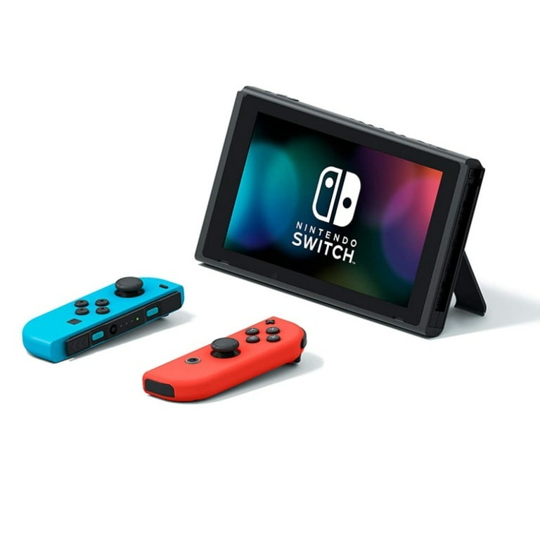 Nintendo HAD-S-KABAA Console with Neon Blue and Neon Red Joy-Con