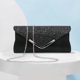 thumbnail image 5 of Btafrte Bolso Tipo Sobre Con Cadena Y Lentejuelas Bolso Noche Precioso Monedero para Banquetes (negro), 5 of 6