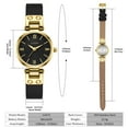 thumbnail image 3 of Elegant Women's Quartz Watch with Roman Numerals & Leather Strap - Perfect for Casual and Office Wear, 3 of 8