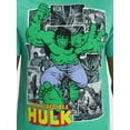 thumbnail image 4 of Marvel Comics Hulk Men's and Big Men's Graphic Tee, Sizes S-3XL, 4 of 6