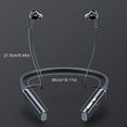 thumbnail image 3 of Oggfader Wireless Earbuds Multifunctional Neckband Wireless Headset With Power Display Sports Bluetooth Headset Large Capacity Battery EQ Sound Switching Bluetooth Neckband Headset Black, 3 of 8