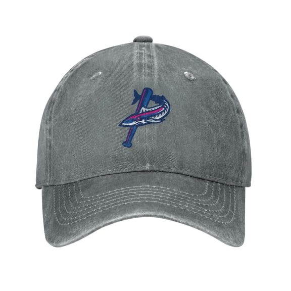Pensacola Blue Wahoos Hat Adult Adjustable Classic Washed Casquette Cap Hat Baseball Cap