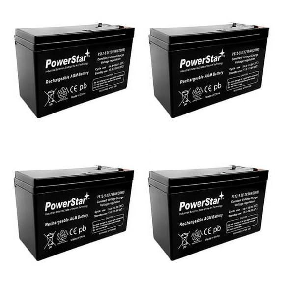 12V 9AH SLA Battery for RBC115 RBC 116 RBC132-4Pack