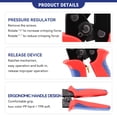 thumbnail image 4 of Herramienta prensadora HKS SN-58B sin aislamiento, 0,25 a 1,5 mm², 24 — 16 AWG, 4 of 6