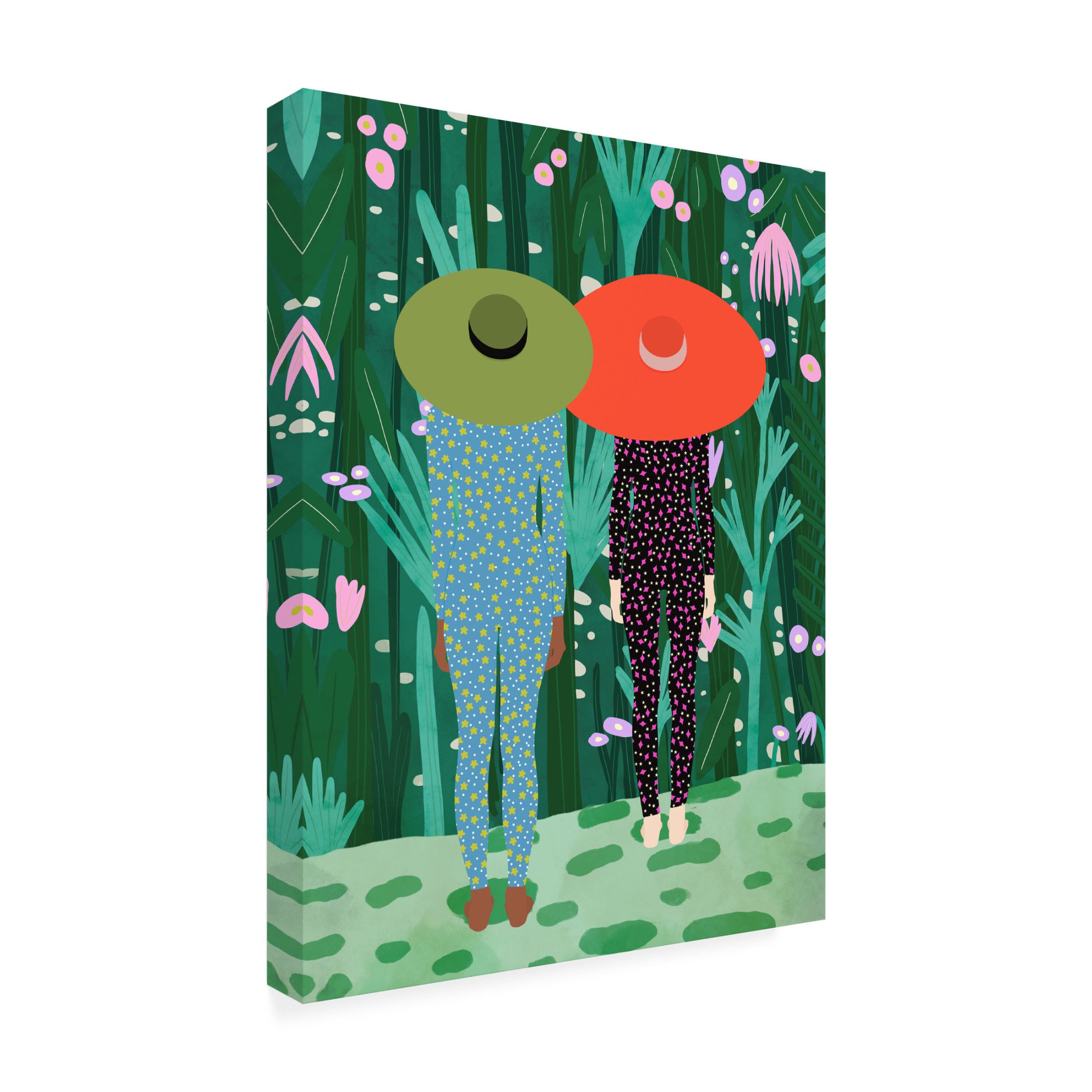 Trademark Fine Art Jota de jai Jungle Pijamas Canvas Wall Art