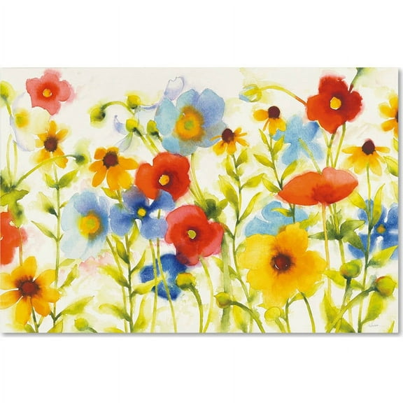 Trademark Fine Art "Americana Meadow I Crop" Canvas Art by Shirley Novak