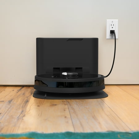 bObsweep - Dustin Wi-Fi Connected Self-Emptying Robot Vacuum and Mop - Night