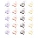 thumbnail image 1 of 20 clips para carpetas, clips de metal medianos, clips para carpetas de papel multicolores, abrazaderas de papel de acero inoxidable, 1 of 5