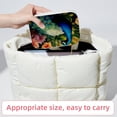 thumbnail image 6 of Peacock Velvet Portable Decorative Box with Removable Compartment - Storage Box, Display Case, and Earring Holder - Ideal Gift, 6 of 7