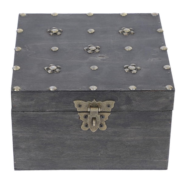 1Pc Retro Style Storage Box Practical Storage Box Treasure Hidden Box