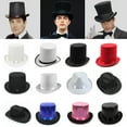 thumbnail image 5 of Top Hat Fedora hat Pork Pie Hat Hat Magician Top Hat Bowler Top Hat Magician Performed Hat, 5 of 9