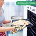 thumbnail image 2 of Yayeee Pot Holders Kitchen Heat Resistant with Pocket 7"x9.8" Cotton Oven Cooking Hot Pads, Beige Floral, 2 of 7
