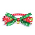 thumbnail image 5 of Cat Dog Christmas Snowflake Detachable Adjustable Pet Bell Collar Neck Strap, 5 of 5
