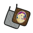 thumbnail image 2 of Golden Retriever Pair of Pot Holders, 2 of 2