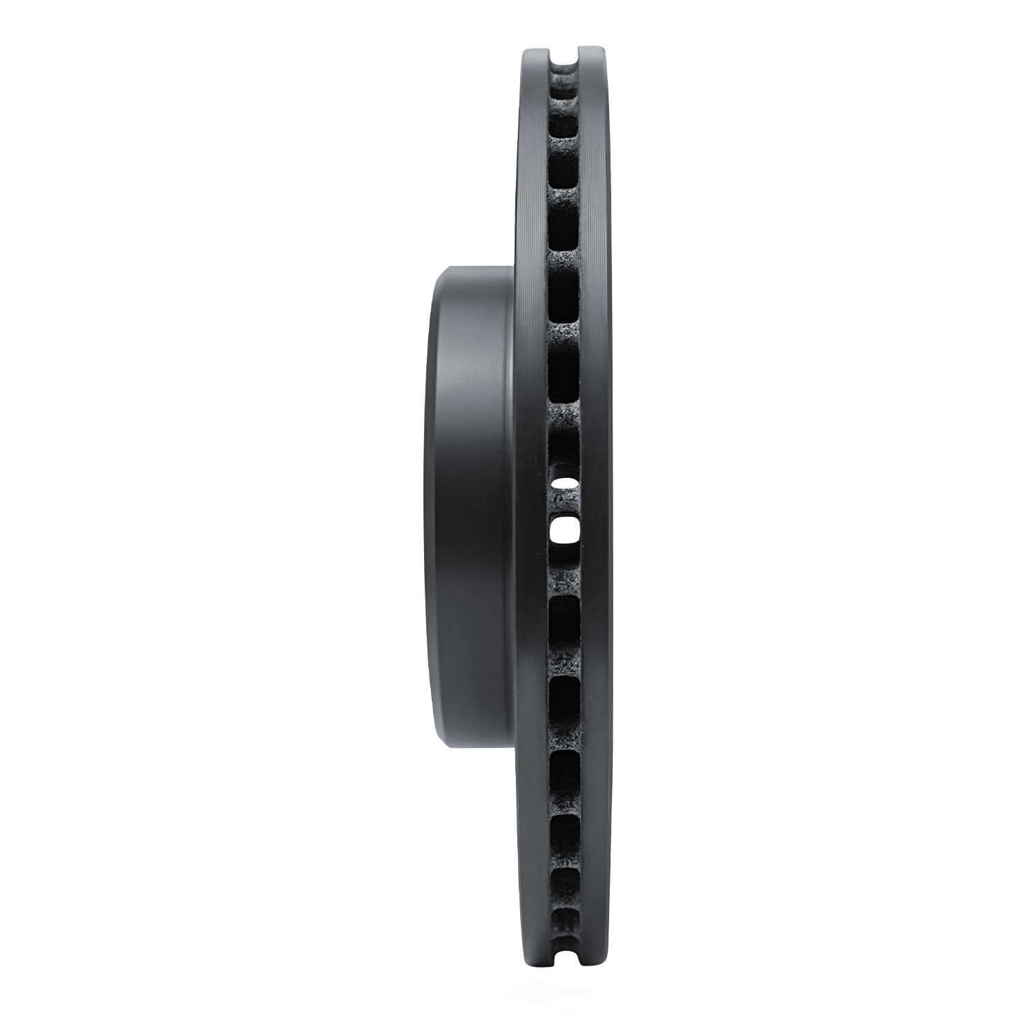 Dynamic Friction Company 633-76096L DFC Brake Rotor - Drilled And Slotted - Black
