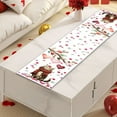 thumbnail image 7 of Valentine's Day Table Runner Red Heart Valentines Holiday Theme Cute Cat Runner Kitchen Dining Table Decoration For Home Party Decor 36.61x12.99 Inches, 7 of 7