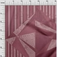 thumbnail image 3 of oneOone Cotton Cambric Dark Magenta Fabric Geometric Diamond With Stripes Sewing Fabric By The Yard Printed Diy Clothing Sewing Supplies 42 Inch Wide, 3 of 4