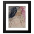 thumbnail image 2 of Paul Gauguin 15x18 Black Modern Framed Museum Art Print Titled - A Tahitian Woman with a Flower in Her Hair (1891-92), 2 of 5
