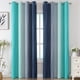 thumbnail image 2 of Cortinas Estelar Textiler 132 x 260 cm, azul marino, verde azulado y degradado, 2 of 9
