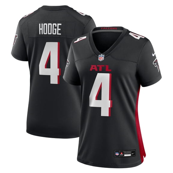 Women's Nike KhaDarel Hodge Black Atlanta Falcons Team Game Jersey
