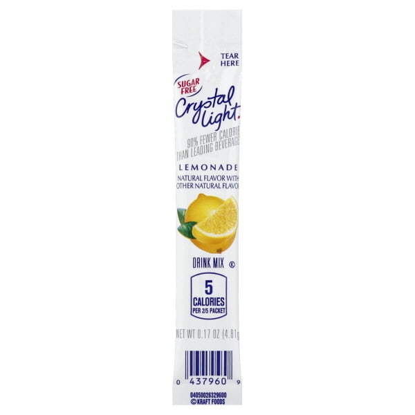 Crystal Light Natural Sugar Free Lemonade Drink Mix