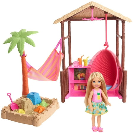 Barbie Chelsea Doll Tiki Hut Playset with Moldable