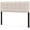 Beige, variant on Kepooman Linen Upholstered Headboard with Solid Rubber Wood Legs, Heigh Headboard for Bedroom, Twin, Gray