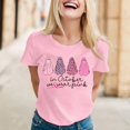 thumbnail image 2 of YDLCAFD T shirt In October We Wear Shirt For Women Cancer T Shirt Short Sleeve Ribbon Tee Tops, 2 of 4