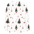 thumbnail image 4 of LOVZFMLL Cardigan pour Femmes Cardigan à Manches Longues Creusé Couleur Unie Veste Décontractée, 4 of 5