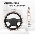 thumbnail image 5 of XMXY Car Steering Wheel Cover, Boho Design Non-Slip Jeep Truck Universal Elastic Steering Wheel Protector 15 inch, 5 of 8