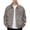 Coffee, variant on Men's Vintage Washed Textured Lapel Collar Jacket Loose Snap Zip Pocket Elastic Cuff Fall Winter Outer Coat Black M