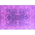 thumbnail image 1 of Ahgly Company Indoor Rectangle Oriental Purple Industrial Area Rugs, 2' x 3', 1 of 4