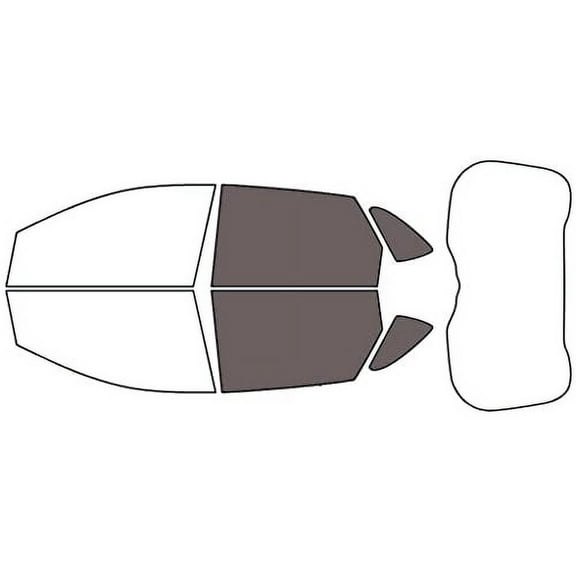 Rvinyl Car Window Pre Cut Tint Film DIY Kit Back 35% Single Ply Fits Ford Edge 2015-2024