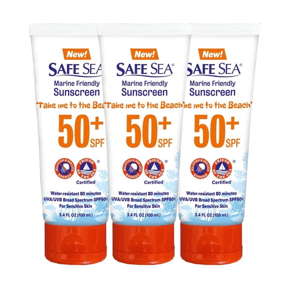 Protector Solar SAFE SEA para Medusas SPF 50+ 3x100ml