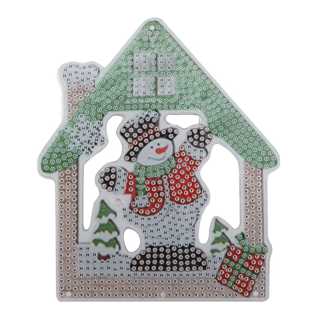 Pintura de diamantes de imitación ANGGREK Decoración del hogar tema navideño colores coloridos