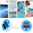 thumbnail image 3 of Termómetro solar digital para piscinas y spa, termómetro inalámbrico para piscinas, termómetro flotante resistente a la intemperie, 3 of 4