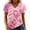 Light Pink, variant on JULMCOMO Breast Cancer Awareness Shirts for Women V Neck Breast Cancer Survivor Support Graphic Tees Short Sleeve Loose Casual T-Shirts Light pink S