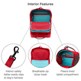 thumbnail image 2 of Kurgo Nomad Dog Carrier Backpack, Hiking Backpack for Small Dogs, Waterproof Bottom, Dual Carry Handles, Holds Pets Up to 15 lbs, Red, 2 of 3