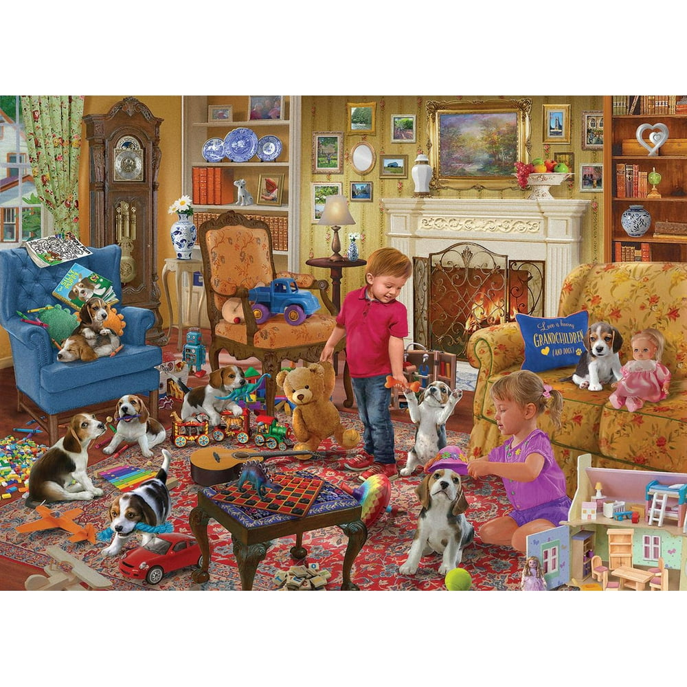Puppy Playtime Dog Puzzle For Adults And Kids 1000 Piece Jigsaw