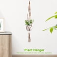 thumbnail image 5 of Plant Hanger Living Room Jute Rope Wall Decoration 4 Leg Ropes Handmade Macrame, 5 of 8