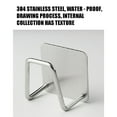 thumbnail image 4 of TIELUTT Stainless Steel Rack Kitchen Supplies Rack Wall Hanging Kitchen Roller Mat Rv Dish Storage Record Drying Rack over the Dish Drying Rack Adjustable 3 Tier Vertical Plate Racks for Cabinets, 4 of 8