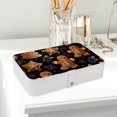 thumbnail image 6 of Christmas Portable PU Leather Earring Organizer with Removable Compartment and Necklace Holder – Jewelry Stand Included, 6 of 6