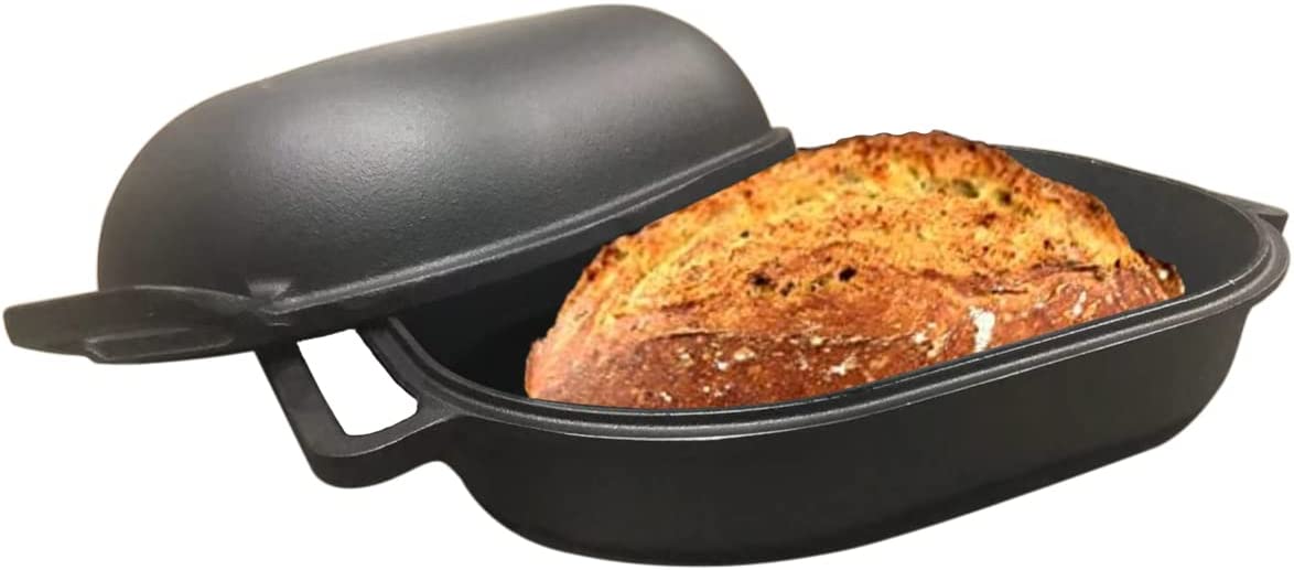 Large Heavy Duty Cast Iron Bread & Loaf Pan